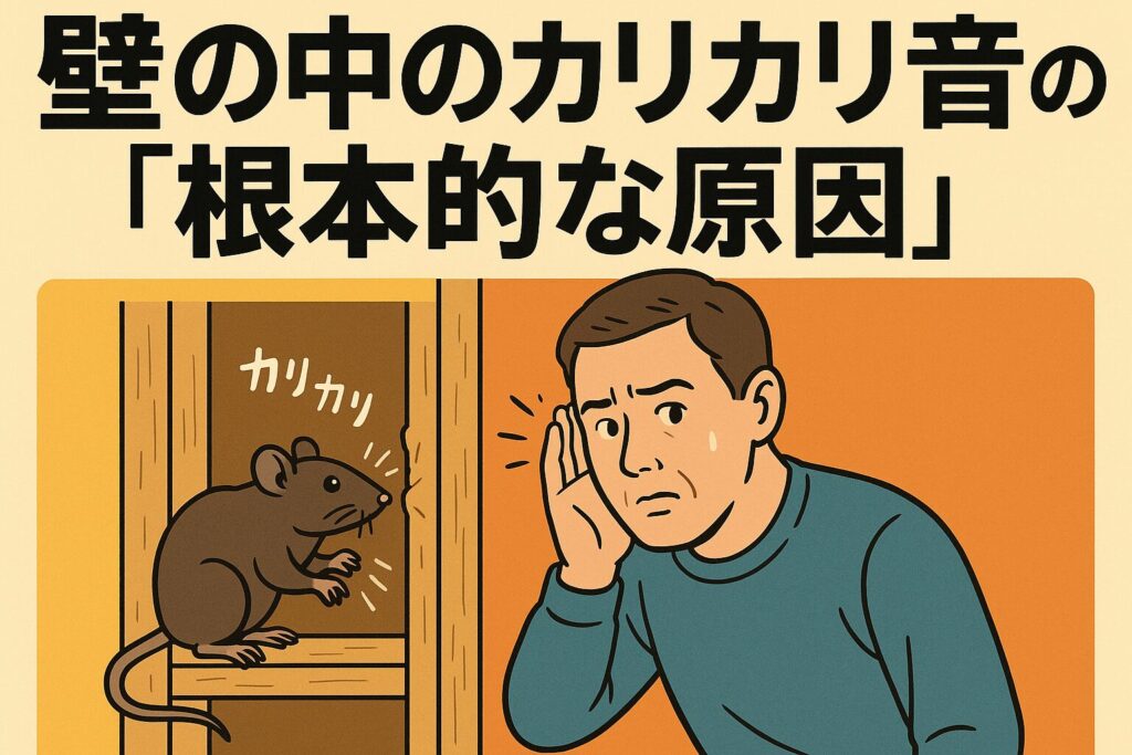 壁の中のカリカリ音原因