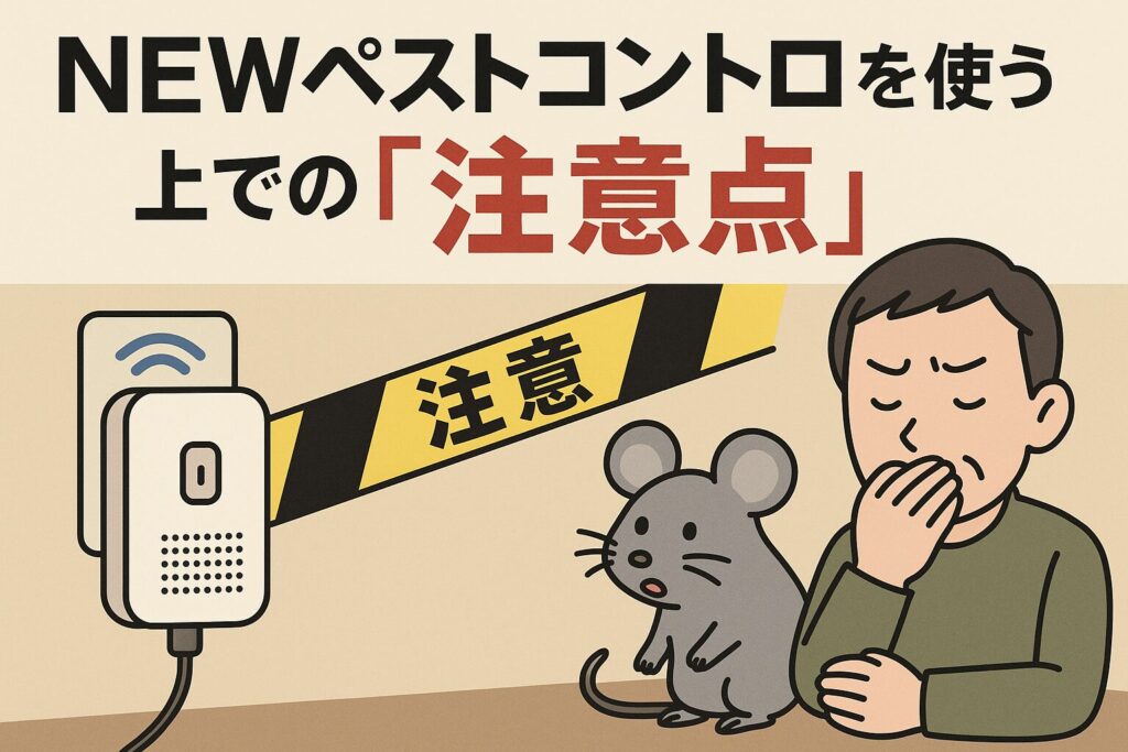 ペストコントロの注意点