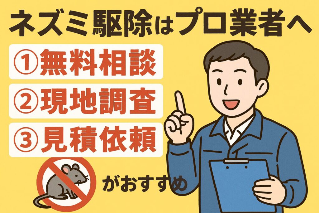 ネズミ駆除業者おすすめ