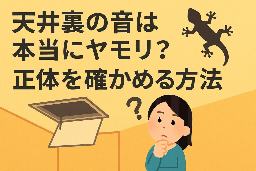 天井裏音ヤモリは本当