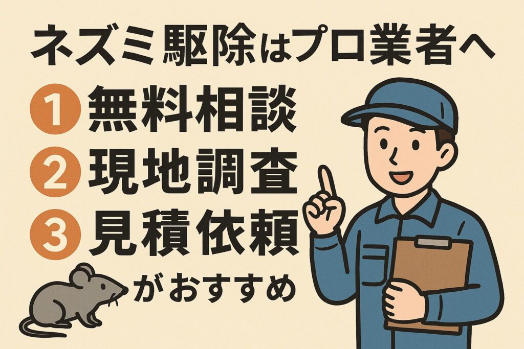 ネズミ駆除業者おすすめ