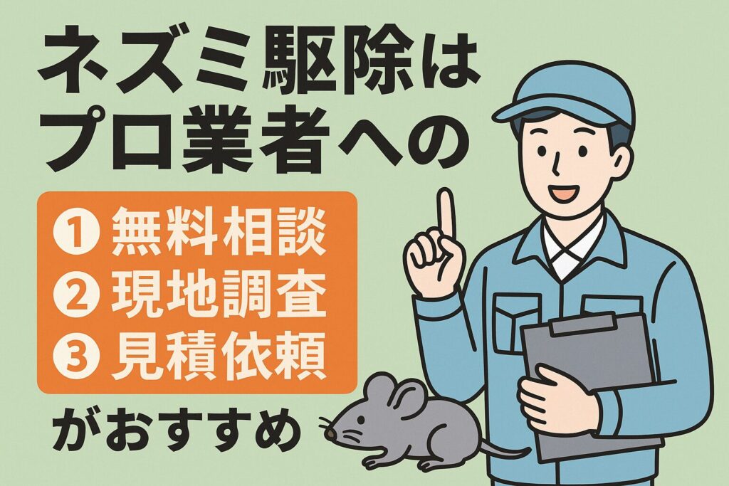 ネズミ駆除業者おすすめ