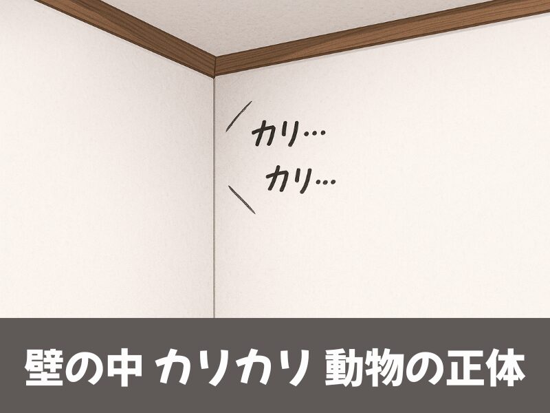 壁の中のカリカリ音の正体