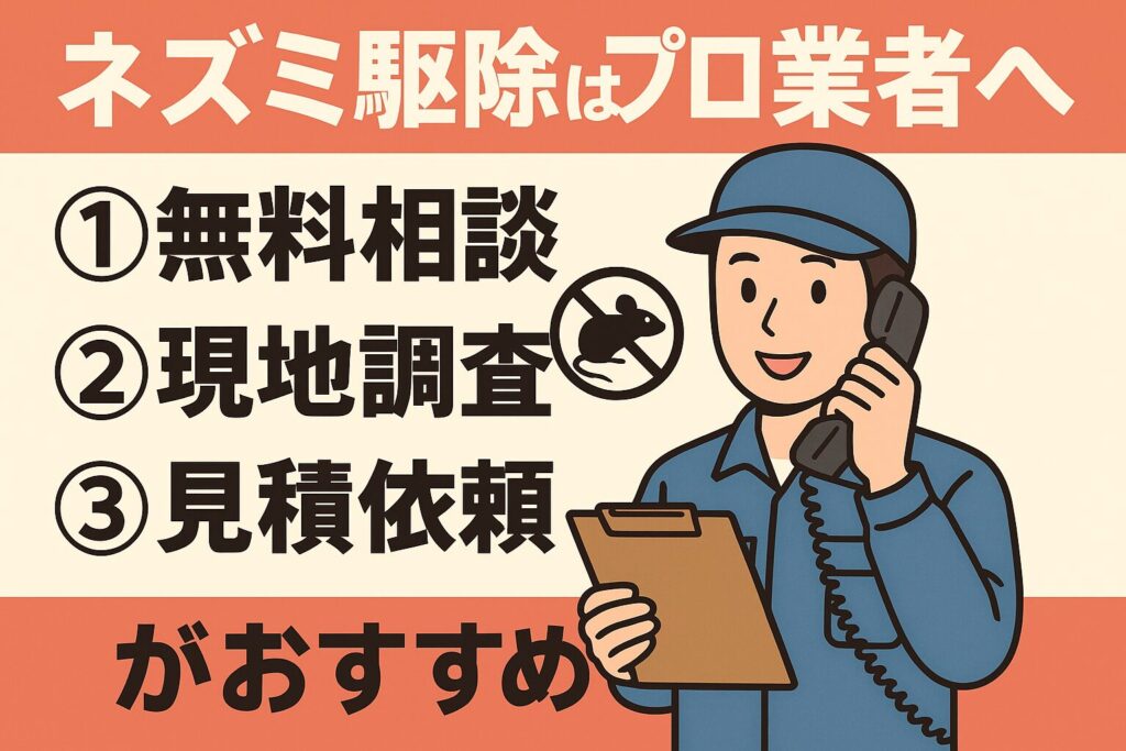 ネズミ駆除業者おすすめ