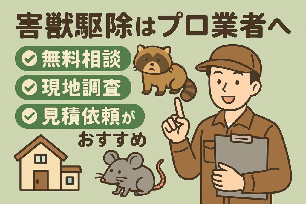 害獣駆除業者おすすめ