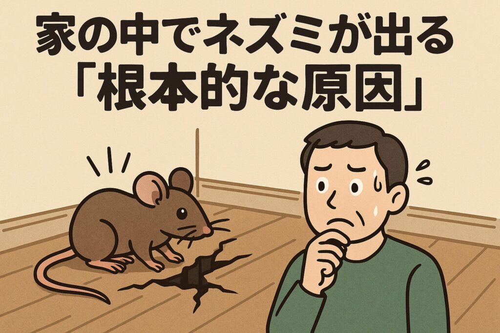 家の中でネズミ原因