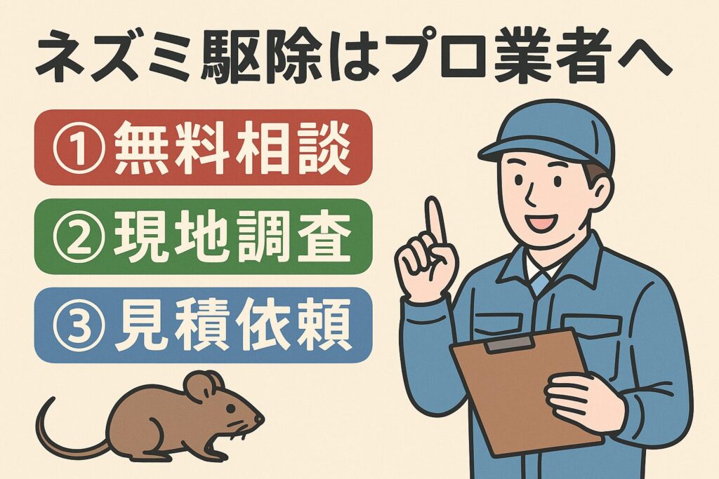 ネズミ駆除業者おすすめ