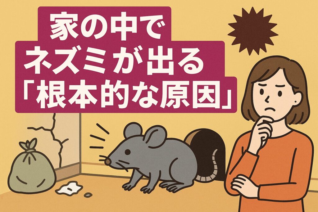 ネズミが出る根本的な原因