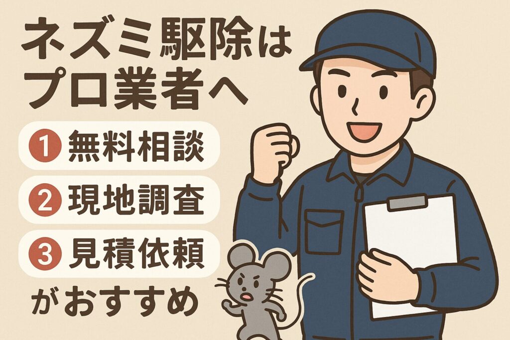 ネズミ駆除業者おすすめ