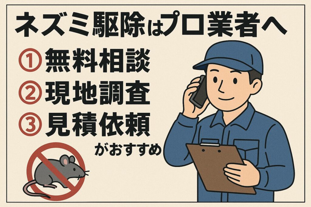ネズミ駆除業者おすすめ