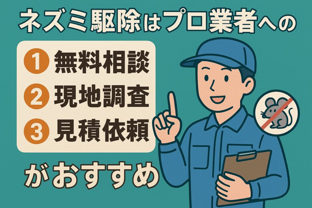ネズミ駆除業者おすすめ
