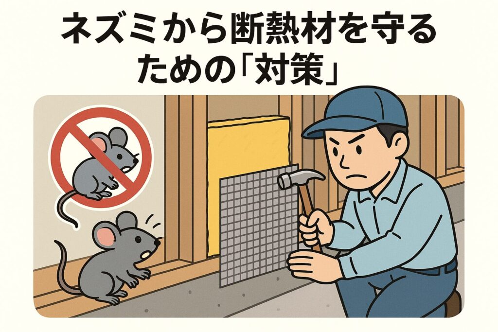 断熱材ねずみ対策