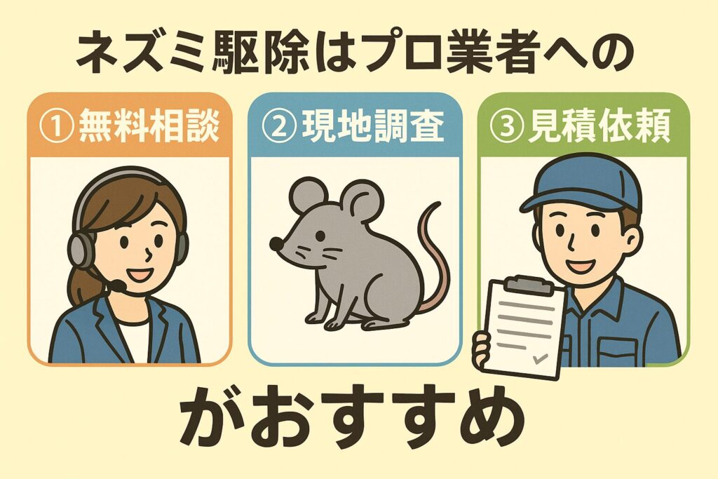 ネズミ駆除業者おすすめ