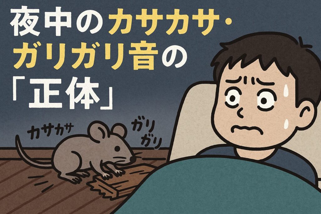 夜中カサカサガリガリの正体