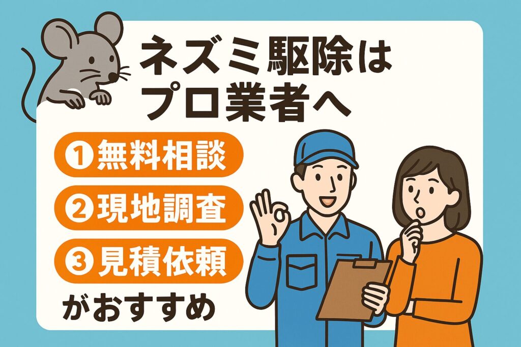 ネズミ駆除業者おすすめ