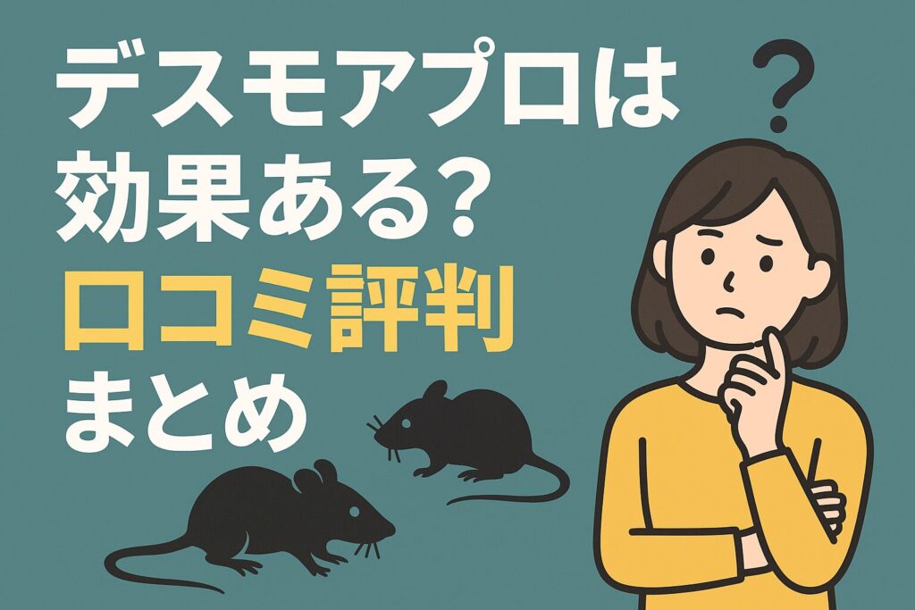 デスモアプロの口コミ評判