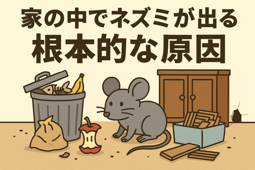 家の中でネズミ原因