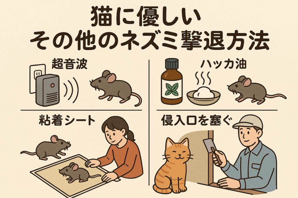 猫に大丈夫なネズミ撃退