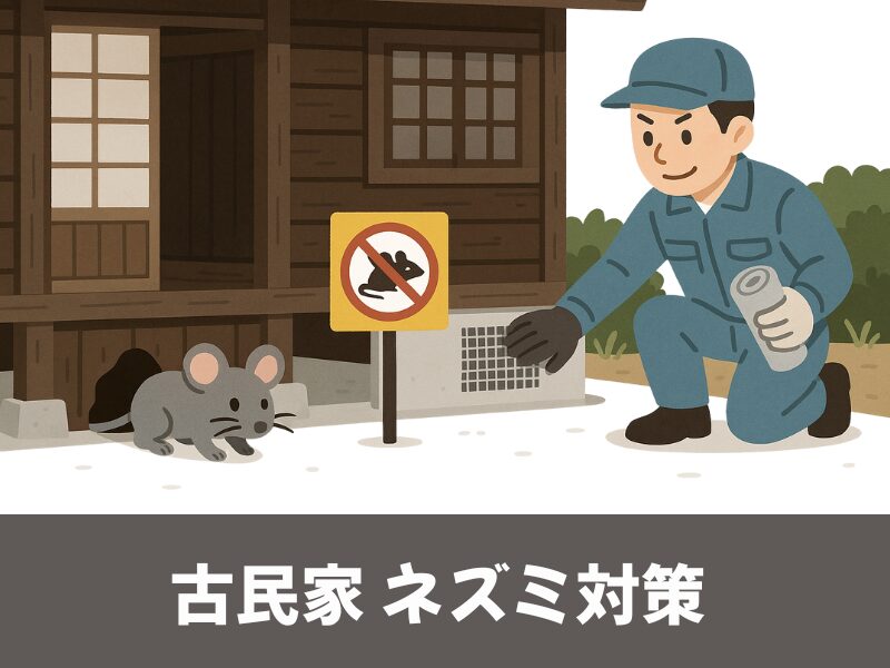 古民家のネズミ対策