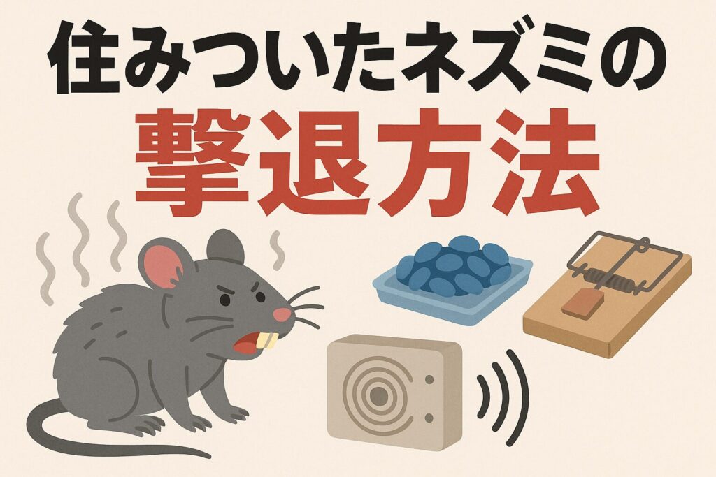 ネズミの撃退方法