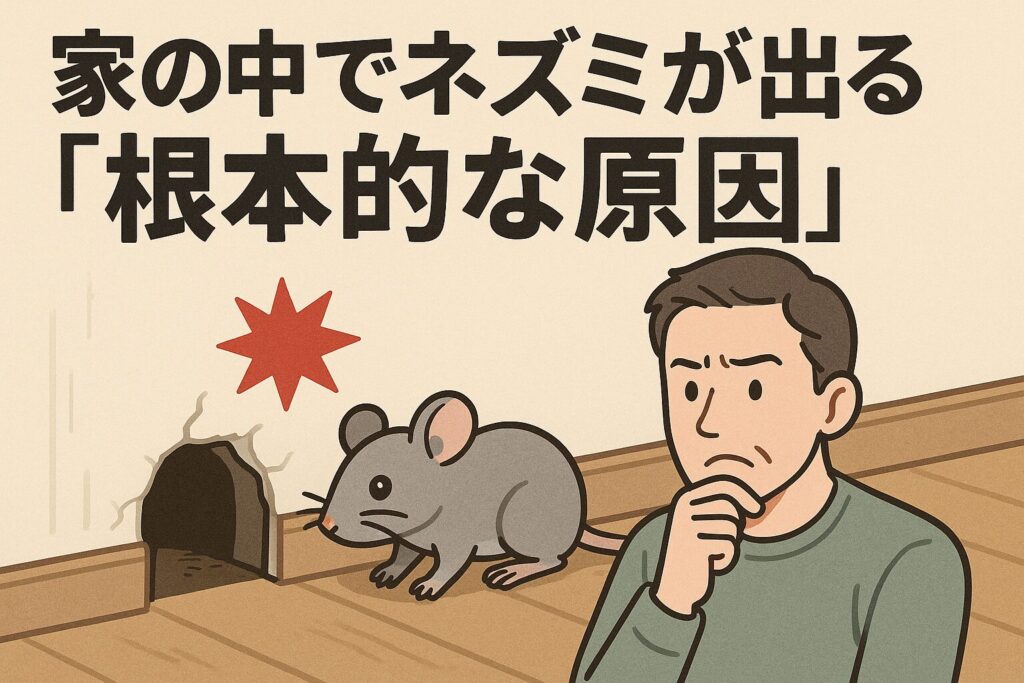 家の中のネズミ原因