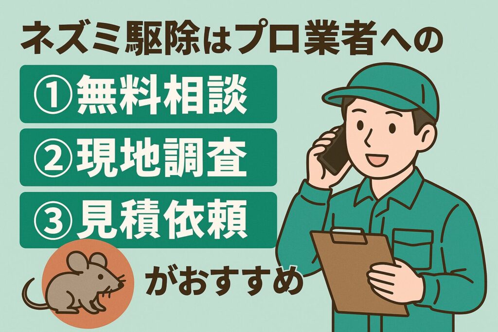 ネズミ駆除業者おすすめ