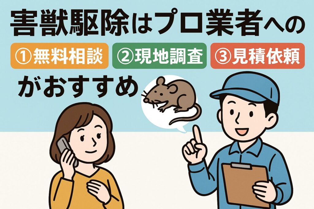 害獣駆除業者おすすめ