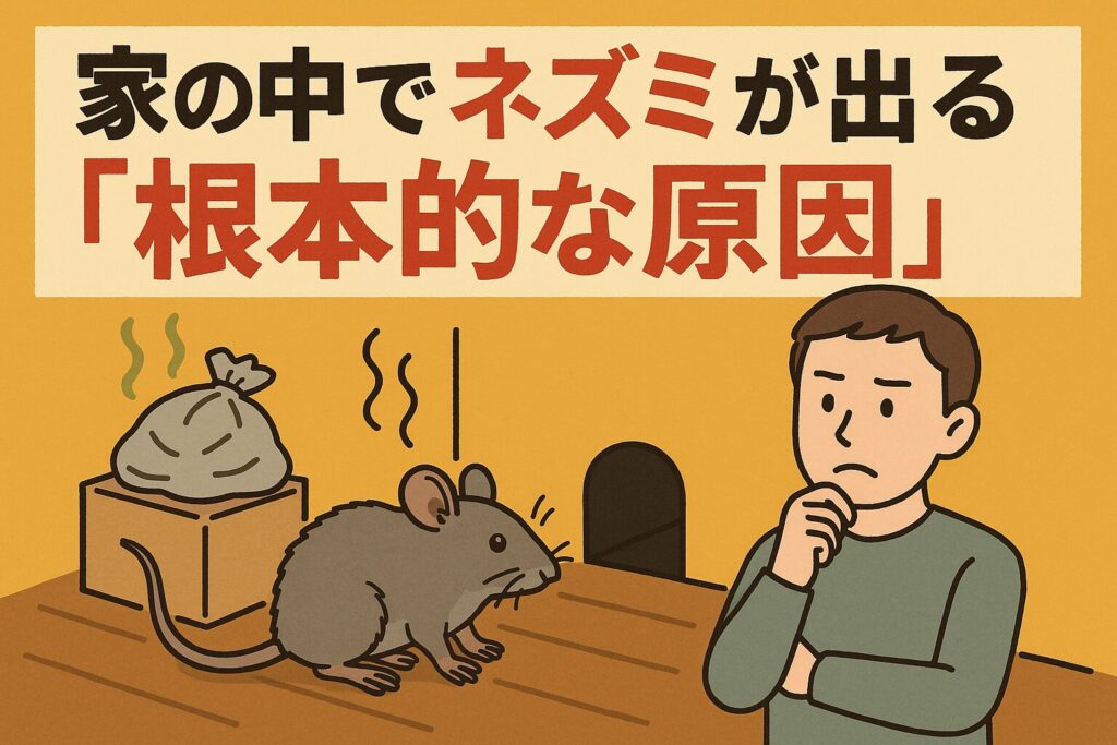 家の中でネズミ原因
