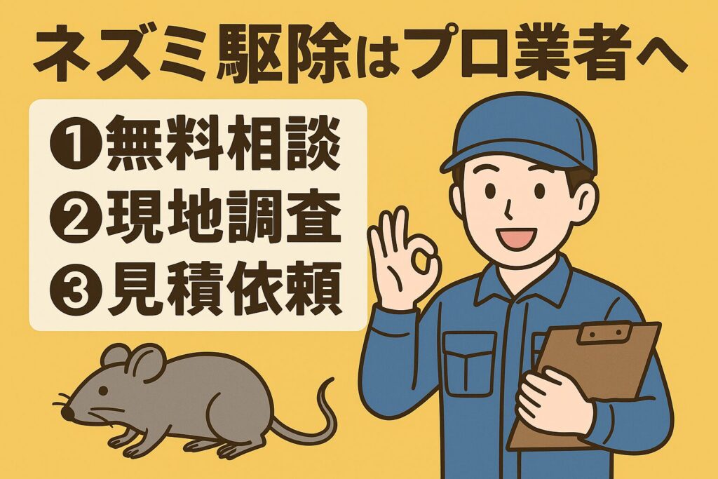 ネズミ駆除業者おすすめ