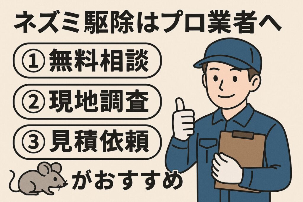 ネズミ駆除業者おすすめ