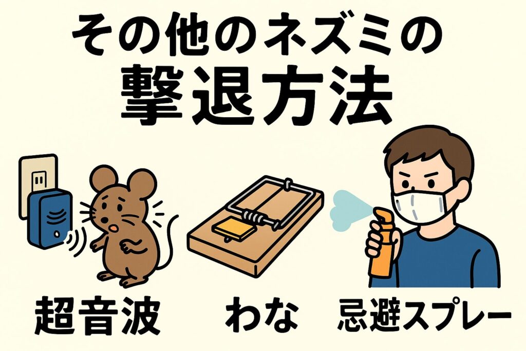 ネズミ撃退方法