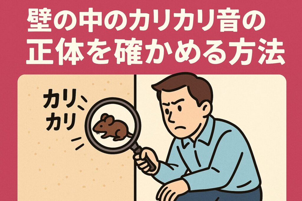壁の中カリカリ音の正体