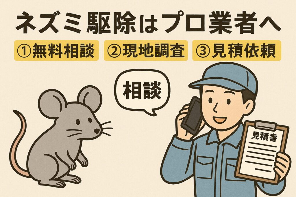 ネズミ駆除業者おすすめ