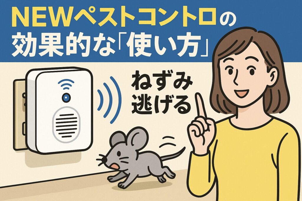 ペストコントロの効果的な使い方