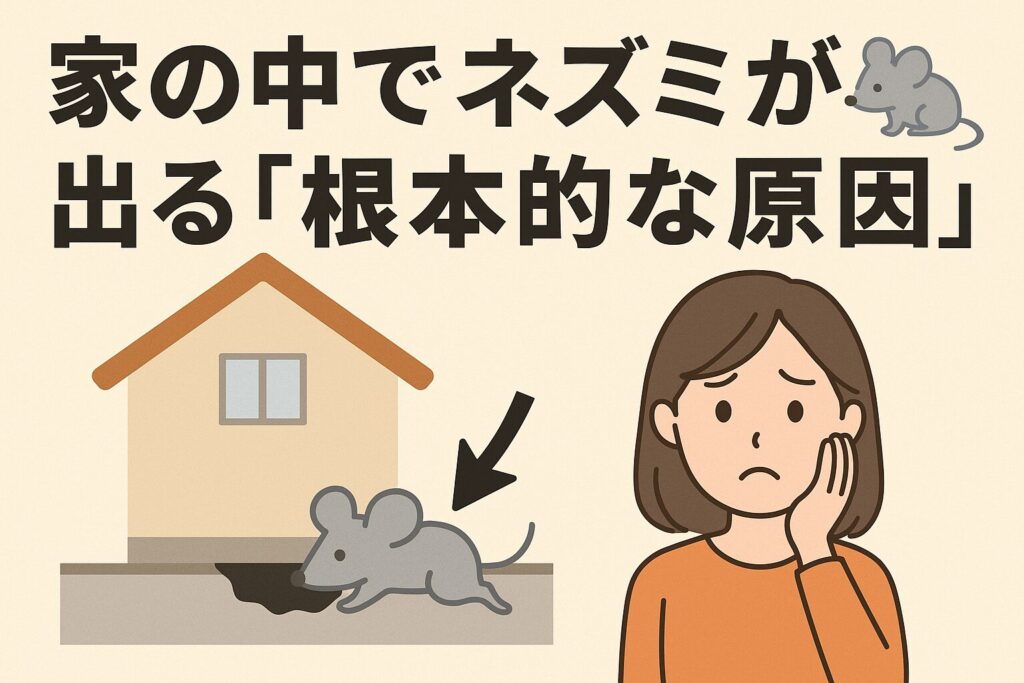 家の中のネズミ原因