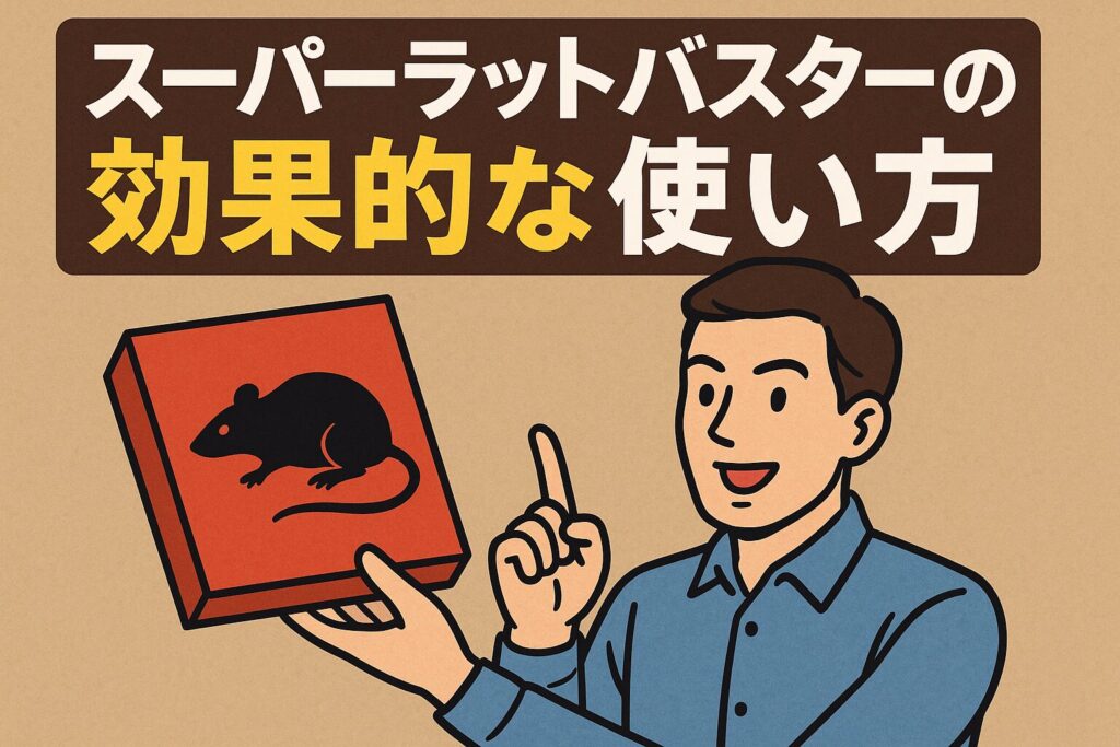 スーパーラットバスターの効果的な使い方