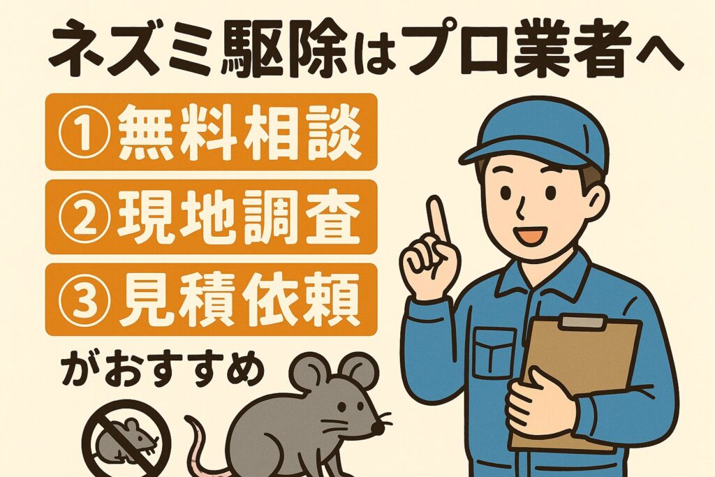 ネズミ駆除業者おすすめ
