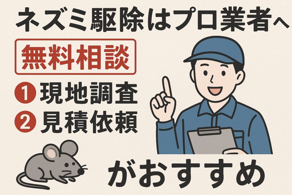 ネズミ駆除業者おすすめ