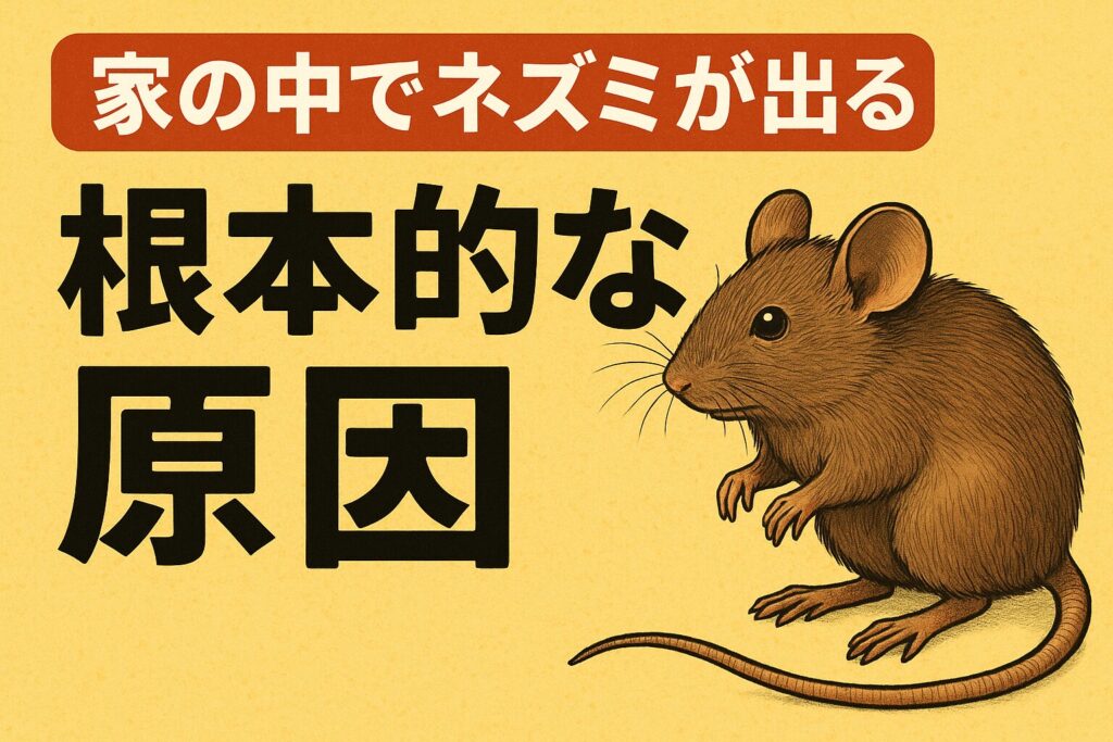 家の中のネズミ原因