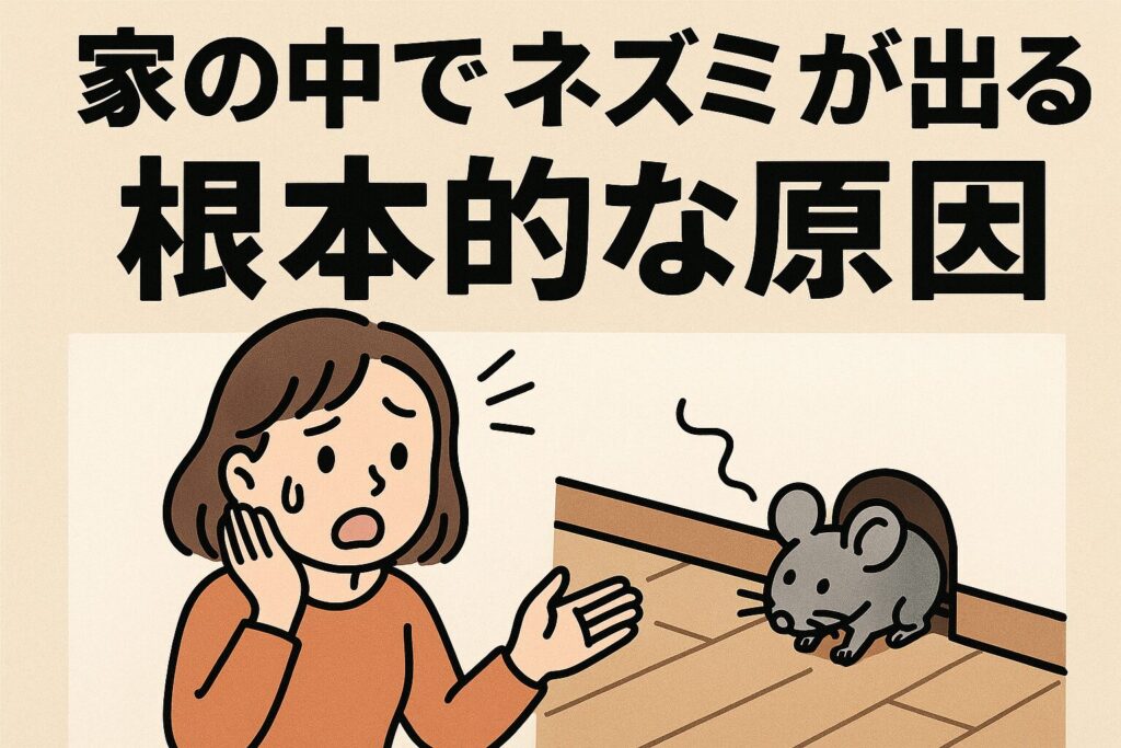 家の中ネズミ原因