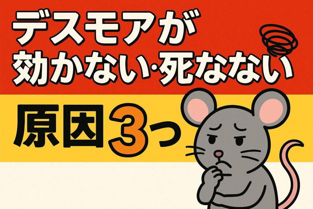 デスモアが効かない原因