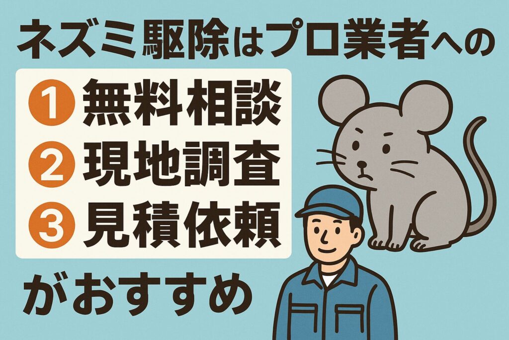 ネズミ駆除業者おすすめ