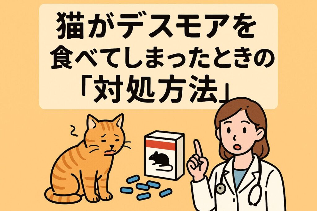 猫がデスモアを食べた対処