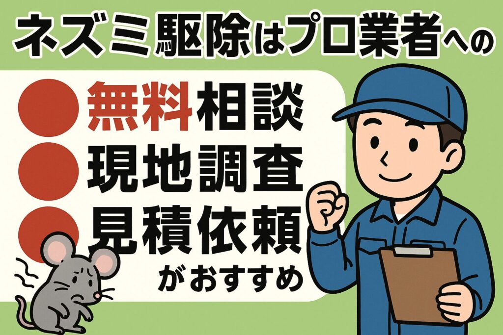 ネズミ駆除業者おすすめ