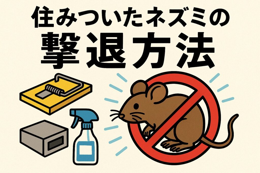 ネズミ撃退方法