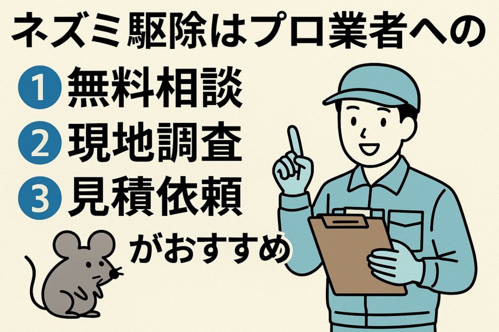 ネズミ駆除業者おすすめ