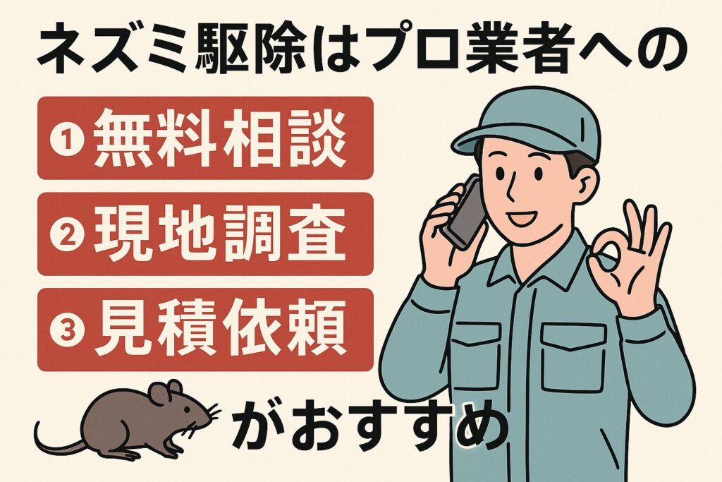 ネズミ駆除業者おすすめ
