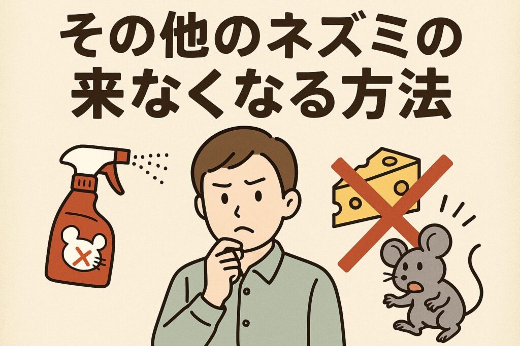 ネズミ来なくする方法