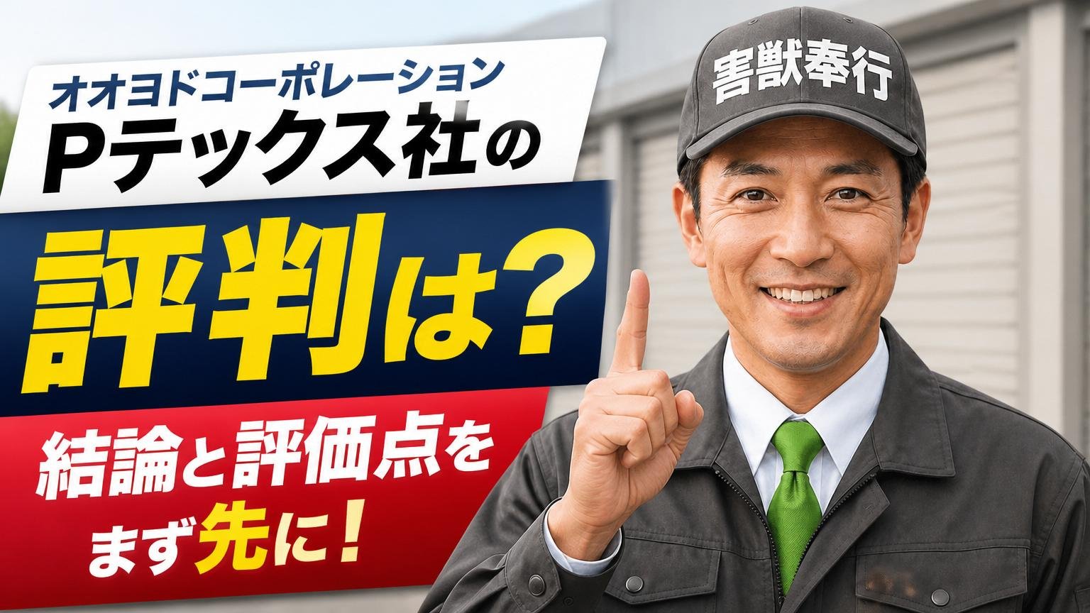 オオヨドコーポレーションPテックス社の評判は?結論と評価点をまず先に