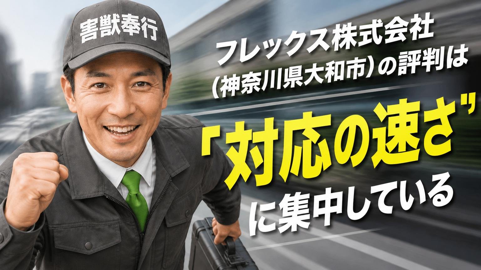 【結論】フレックス株式会社(神奈川県大和市)の評判は「対応の速さ」に集中している
